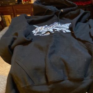 Mens xs hoddie Steve & Barry hot rod